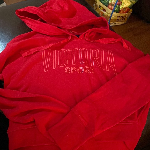 NWOT Victoria's Secret Sport Cropped Hoodie - Picture 3 of 12